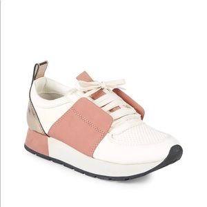 DOLCE VITA PINK AND WHITE SNEAKS
